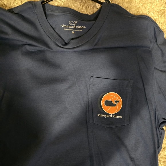 Vineyard Vines Blue Men's Short Sleeve T-Shirt - Medium - Picture 4 of 5